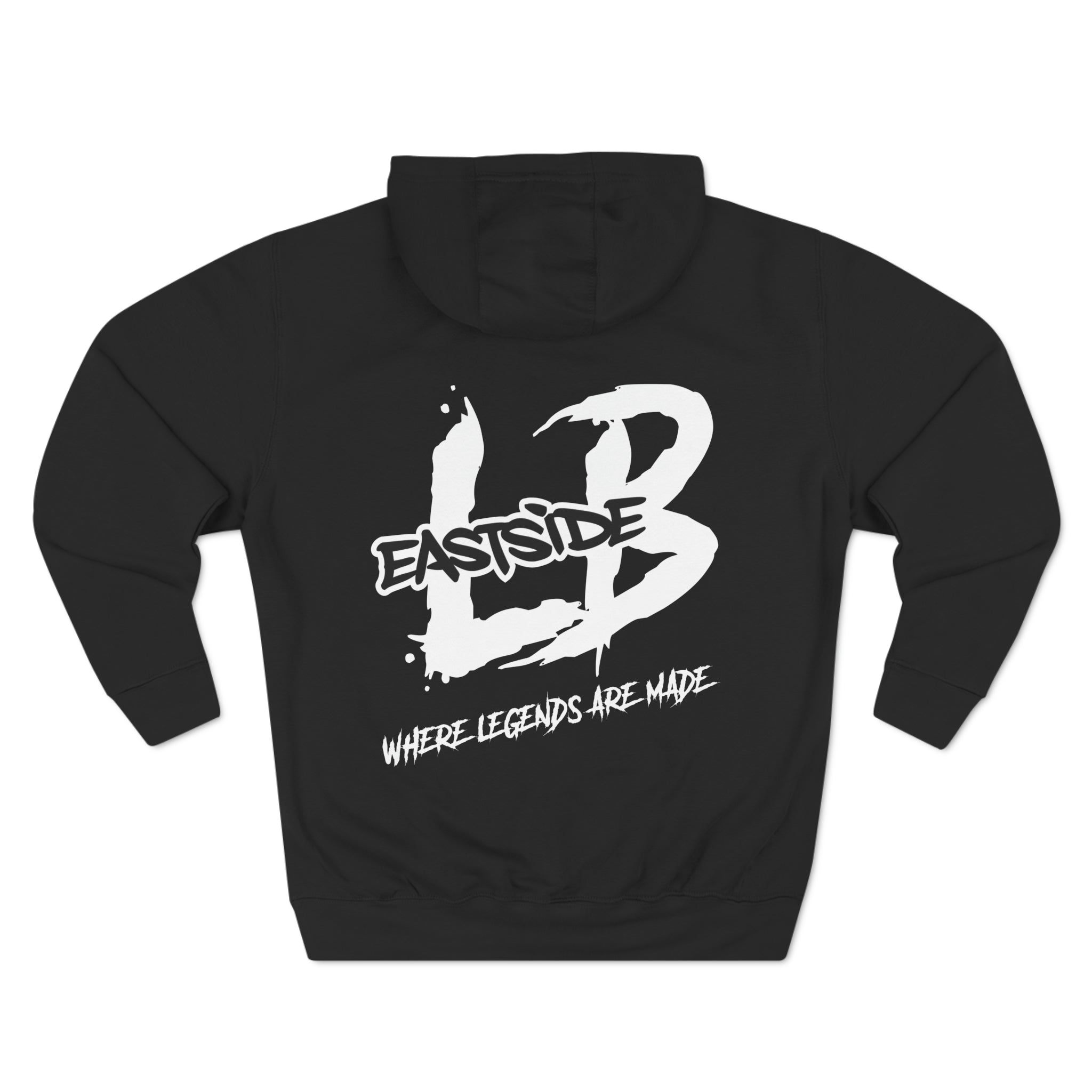 Three-Panel Fleece Hoodie