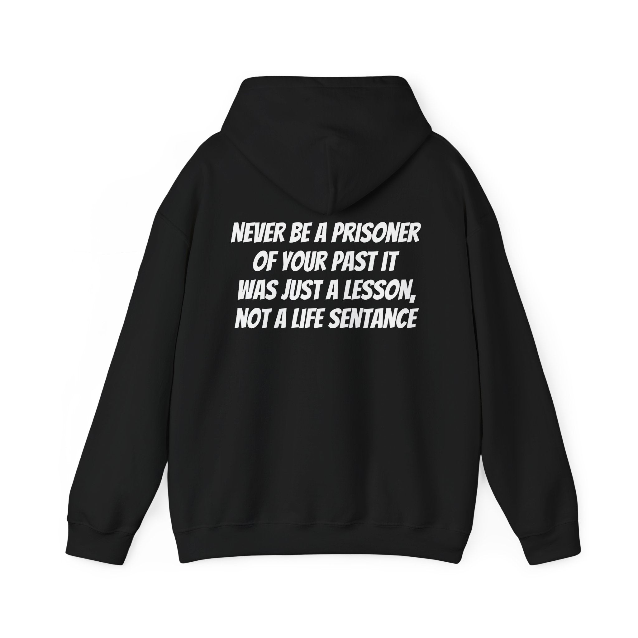Copy of Hooded Sweatshirt with Inspiration Quote - Unisex