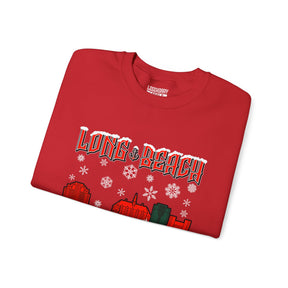 Long Beach Ugly Christmas Crewneck Sweatshirt