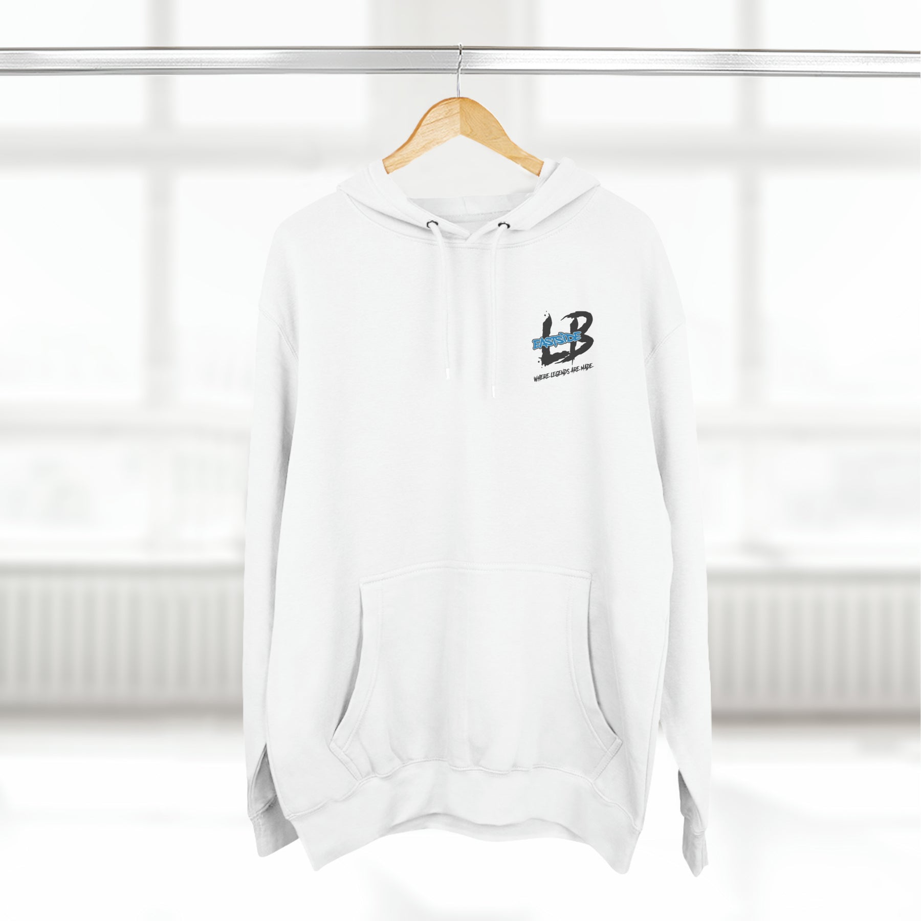 Three-Panel Fleece Hoodie