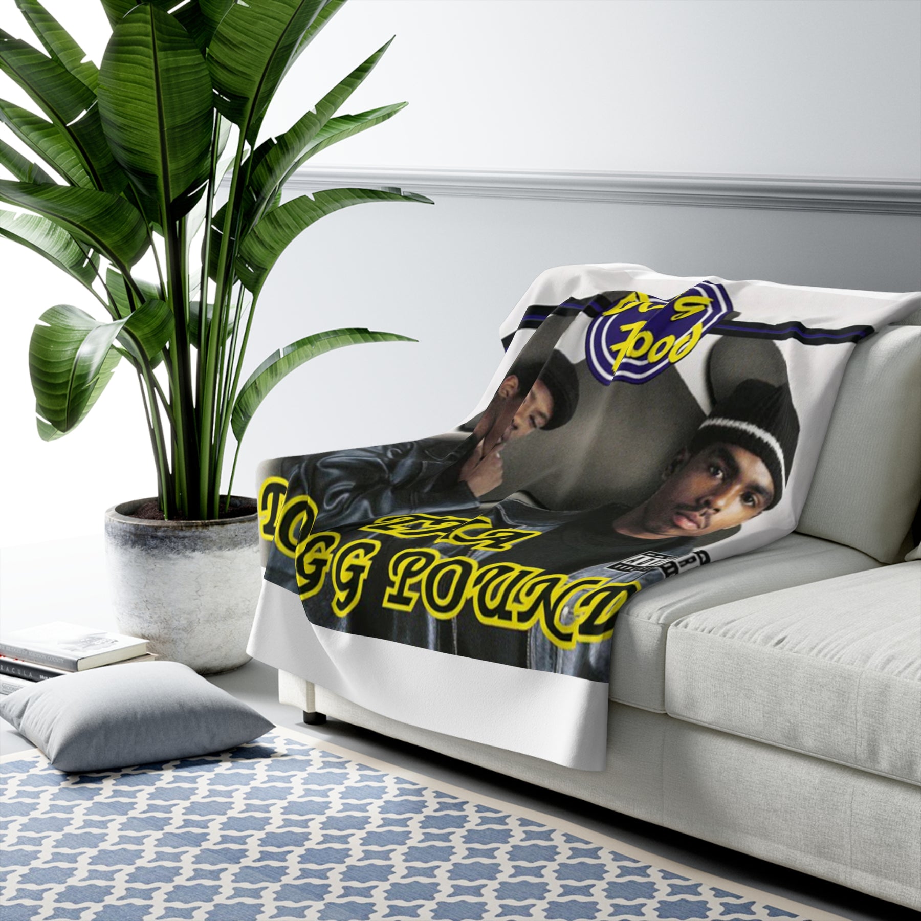 Sherpa Blanket Dogg Pound Album Dogg Food