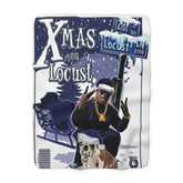 Sherpa Fleece Blanket - Legendary Rapper Daz Dillinger Xmas on 21st and Locust