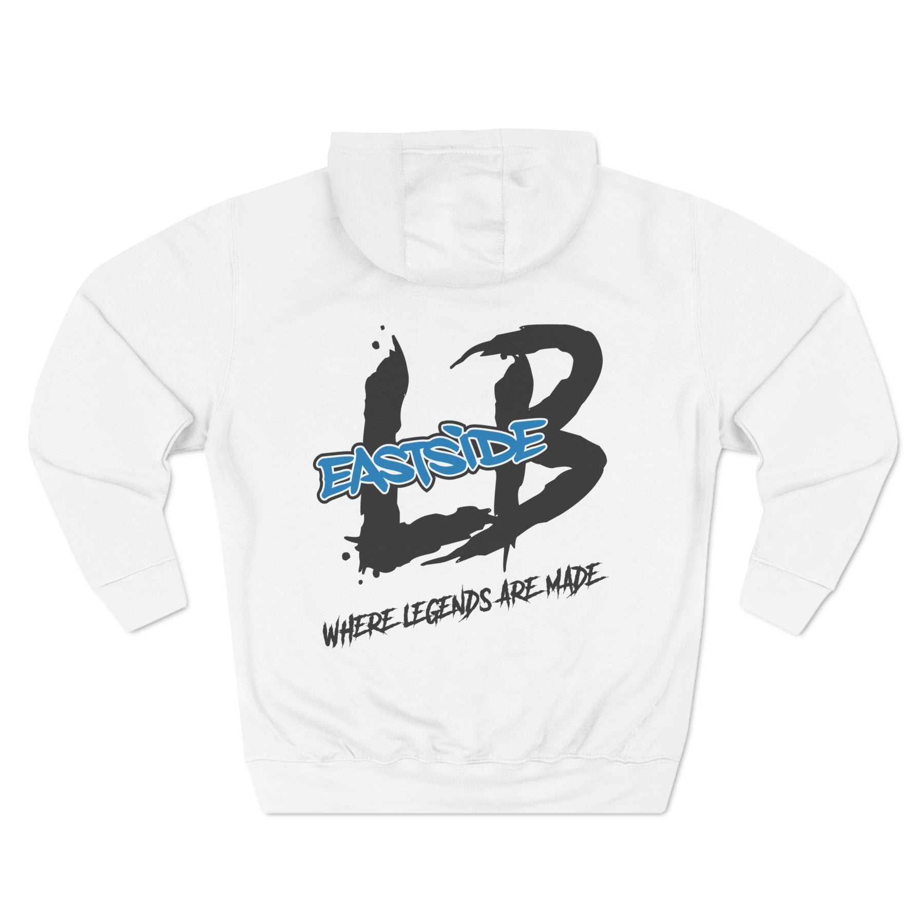 Three-Panel Fleece Hoodie