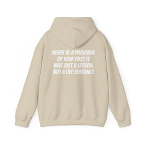 Copy of Hooded Sweatshirt with Inspiration Quote - Unisex