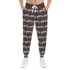 Brown DOGG Pound Athletic Joggers All Over Print