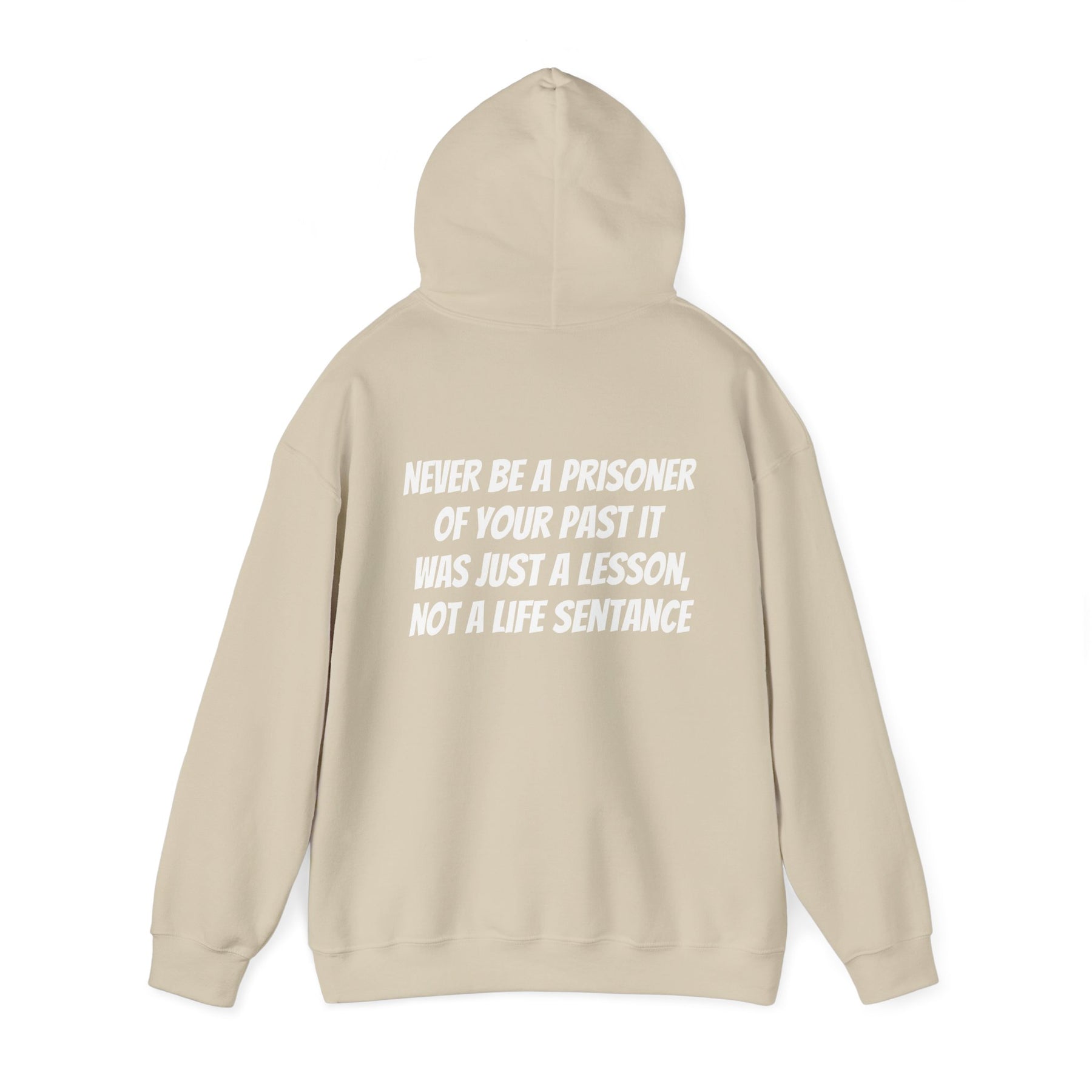 Copy of Hooded Sweatshirt with Inspiration Quote - Unisex