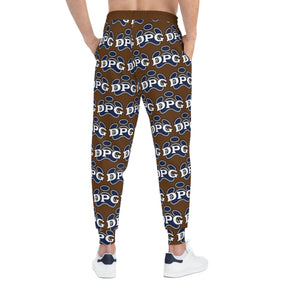Brown DOGG Pound Athletic Joggers All Over Print