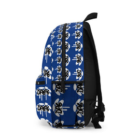 All Over Print Royal Blue Backpack