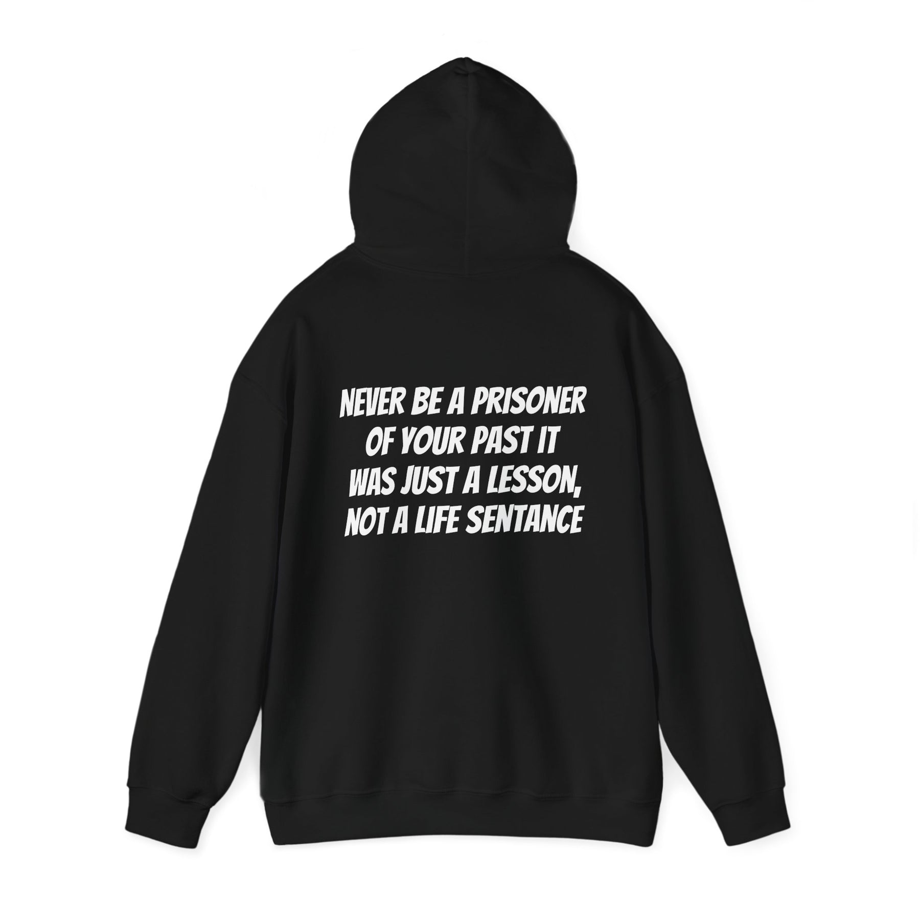 Copy of Hooded Sweatshirt with Inspiration Quote - Unisex