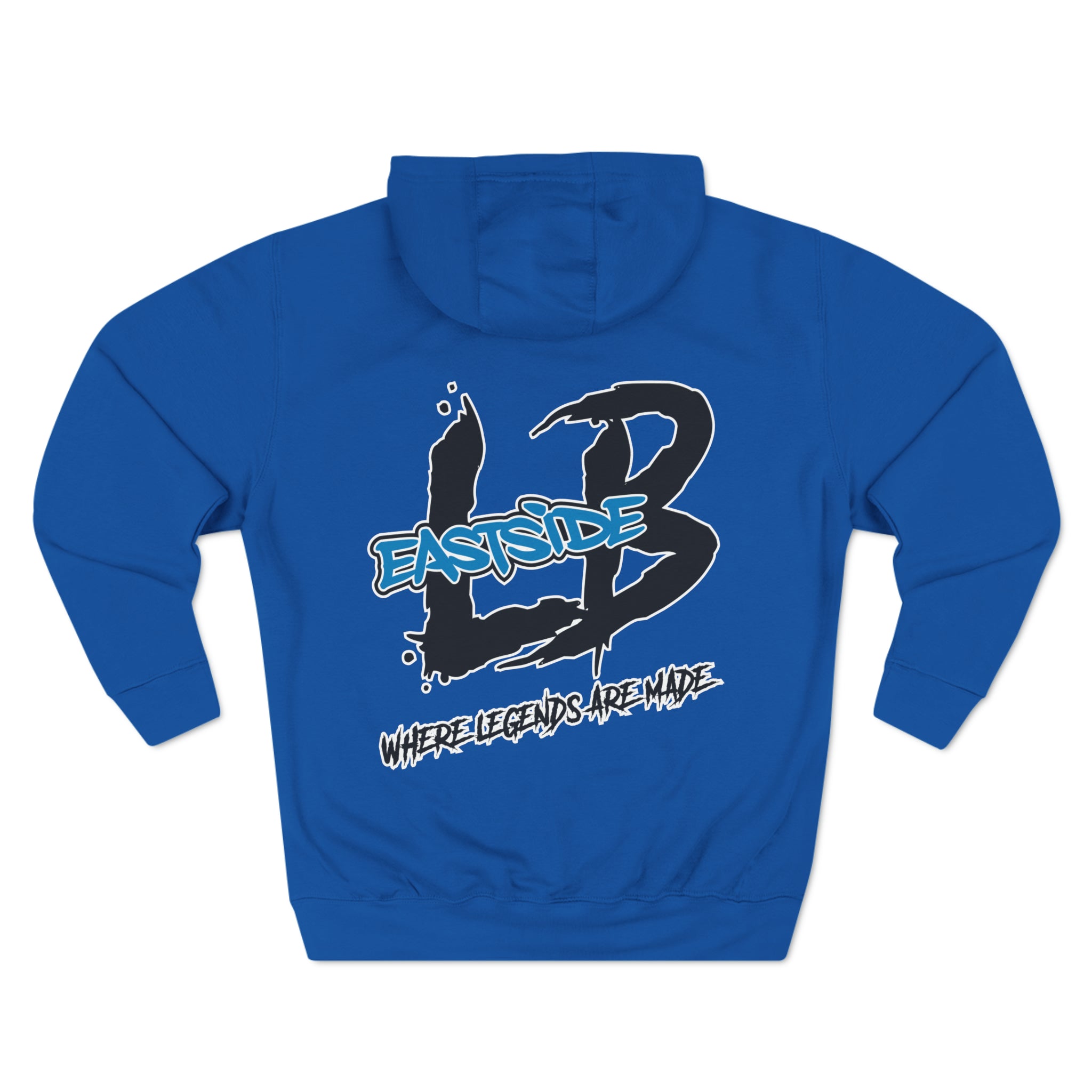 Three-Panel Fleece Hoodie