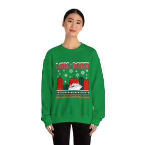 Long Beach Ugly Christmas Crewneck Sweatshirt