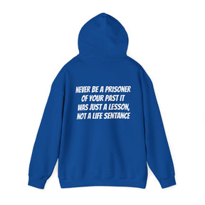Copy of Hooded Sweatshirt with Inspiration Quote - Unisex